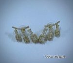 Radiant Cascade Emerald-Cut Fringe Earrings